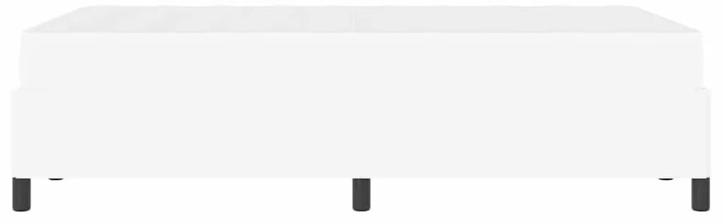 Ágykeret matraccal matracmal Fehér 120 x 200 cm Műbőr