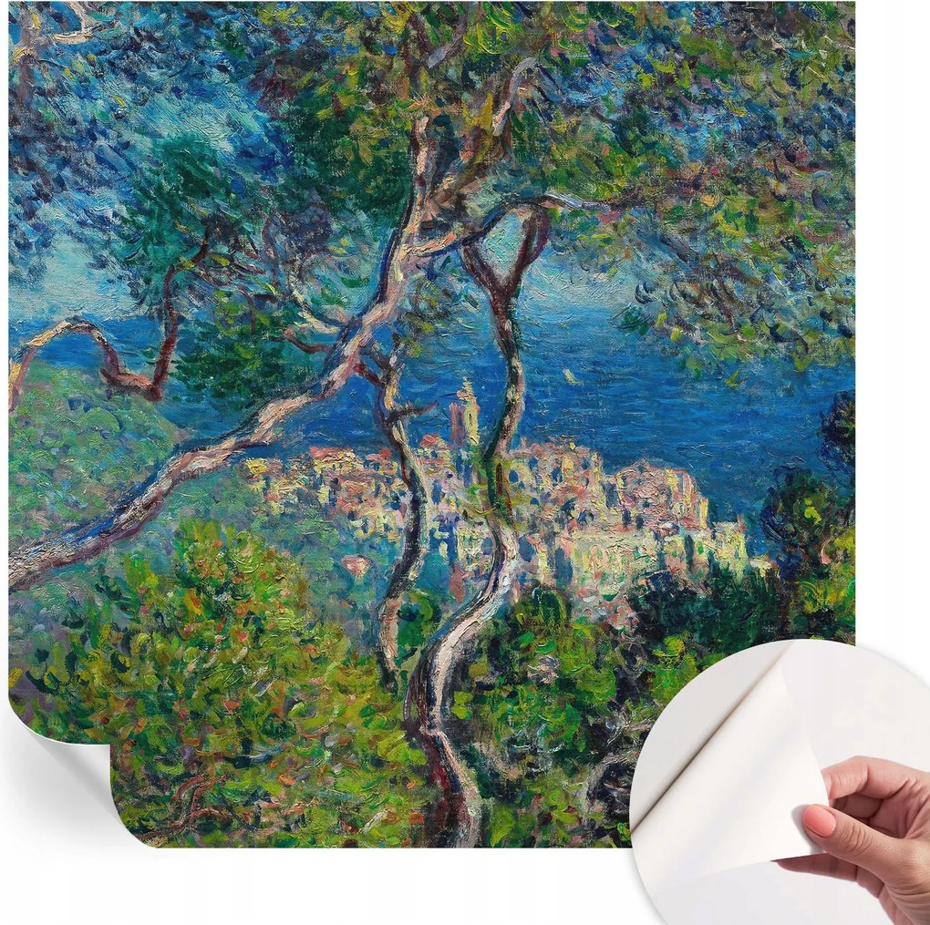 Öntapadós tapéta 3D fali furnér Mediterrán kilátások 250x250 cm