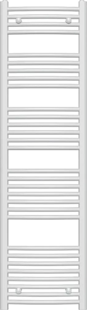 Novaservis - Fürdőszobai törölközőszárító radiátor 648W/230V 160x45 cm fehér, lekerekített