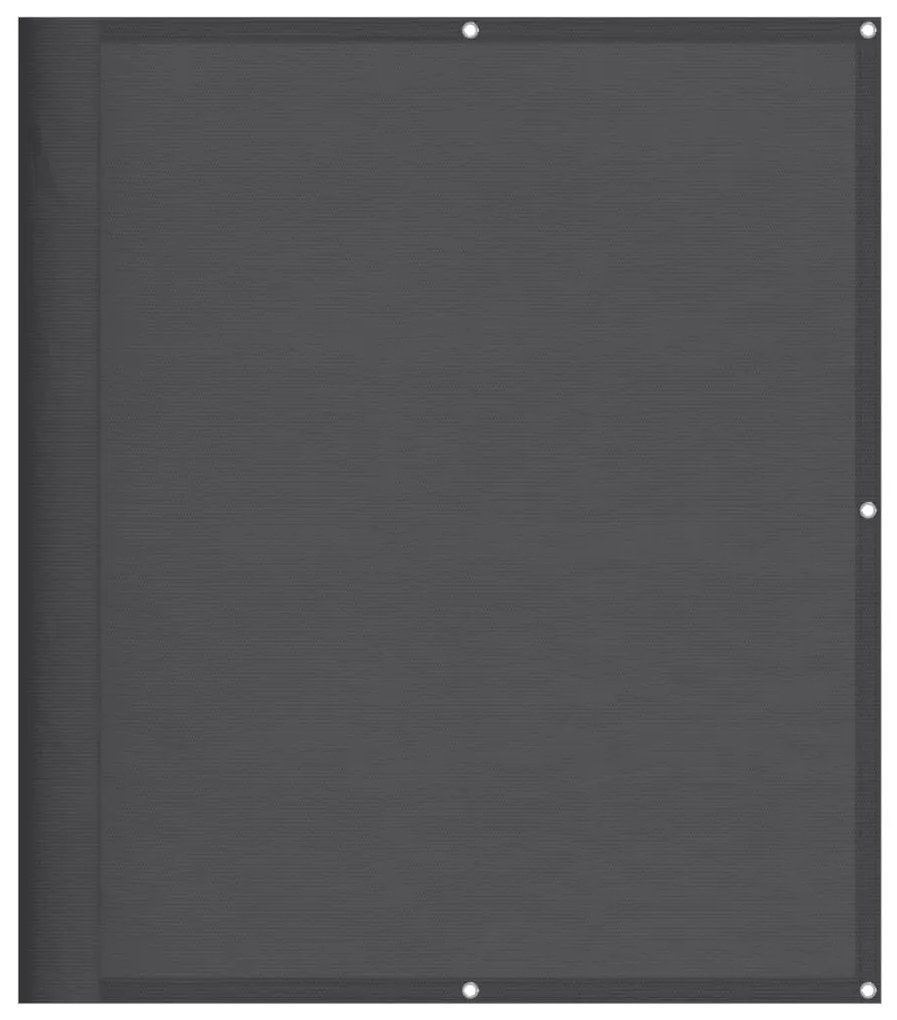 antracitszürke 100% oxford poliészter erkélyparaván 120x800 cm