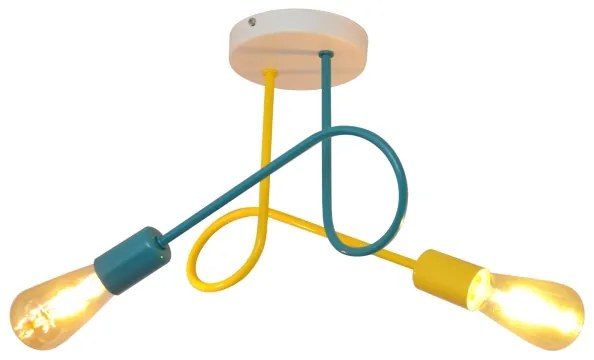 Gyerek mennyezeti lámpa OXFORD 2xE27/15W/230V