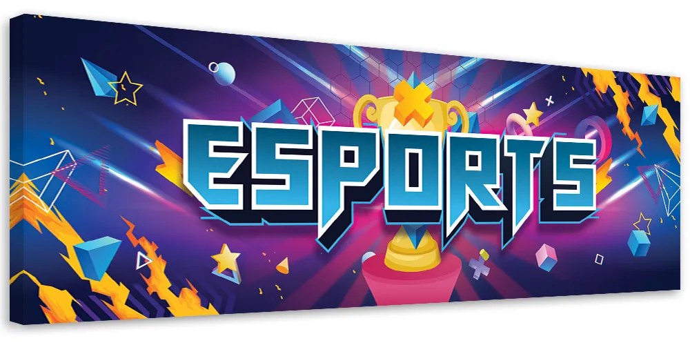 Gario Vászonkép Esports Méret: 120 x 40 cm