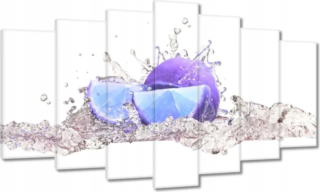 Vászonkép 140x80 Kék lime