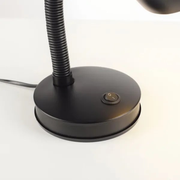 JUST LIGHT. 11080-18 - FLEXI flexibilis asztali lámpa 1xE27/25W/230V fekete