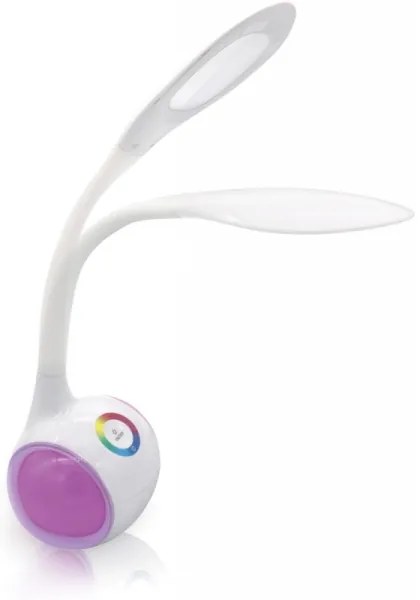 LED RGB Dimmelhető újratölthető asztali lámpa LED/5W/5V 2400 mAh