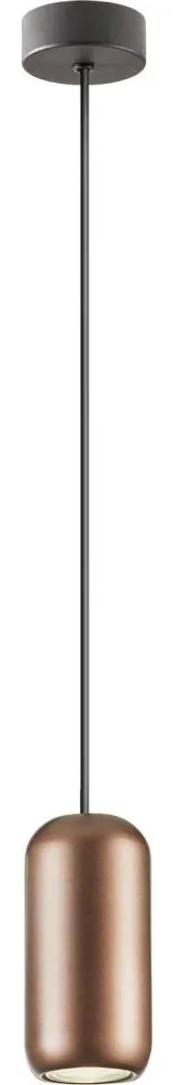 Redo 01-3476 - Csillár zsinóron BOOM 1xGU10/10W/230V átm. 7,6 cm barna