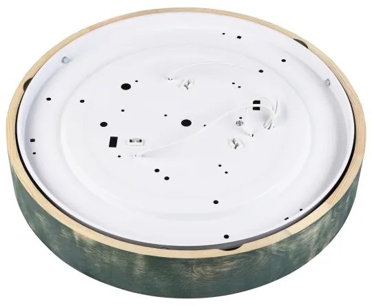 Brilagi - PINO mennyezeti lámpa, 3 x E27/15 W/230 V, fenyő/zöld, átm. 47,5 cm