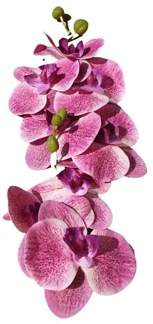 Burkina mű orchidea szál művirág élethű rózsaszín
