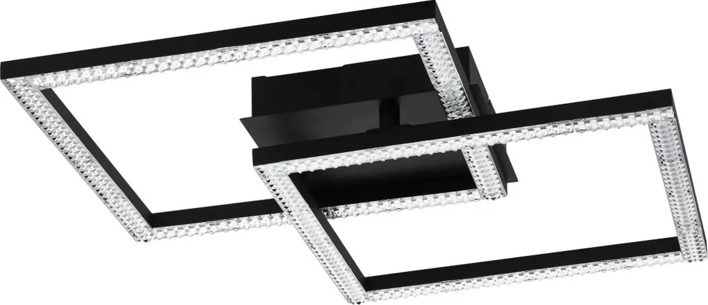 EGLO 99799 LEJIAS Modern LED Mennyezeti Lámpa Fekete, Átlátszó LED IP20