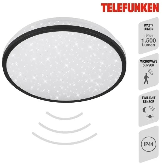 Telefunken 318305TF - LED Fürdőszobai mennyezeti lámpa LED/16W/230V átm. 28 cm