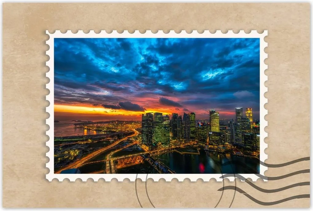 Poszterek 90x60 Városi táj Kilátás