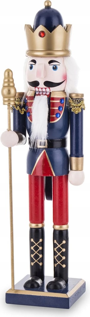 Diótörő karácsonyi dekoráció figura 40 cm, fából