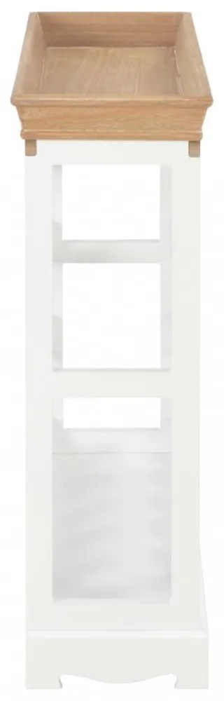 fehér MDF borszekrény 70 x 22,5 x 70,5 cm