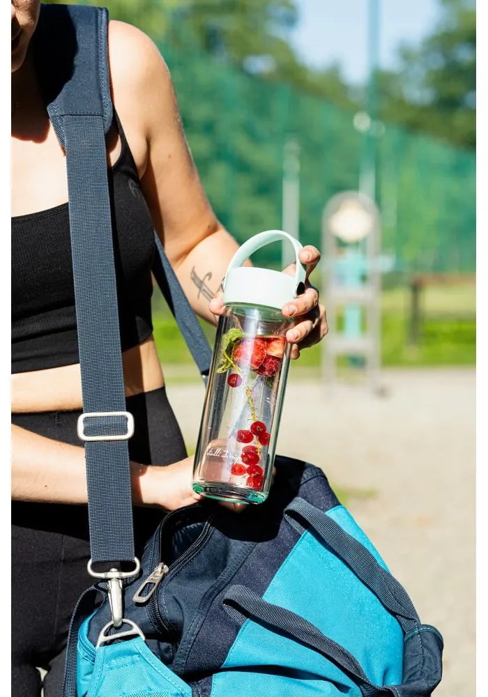Rózsaszín üveg ivópalack 350 ml Fuori – Vialli Design