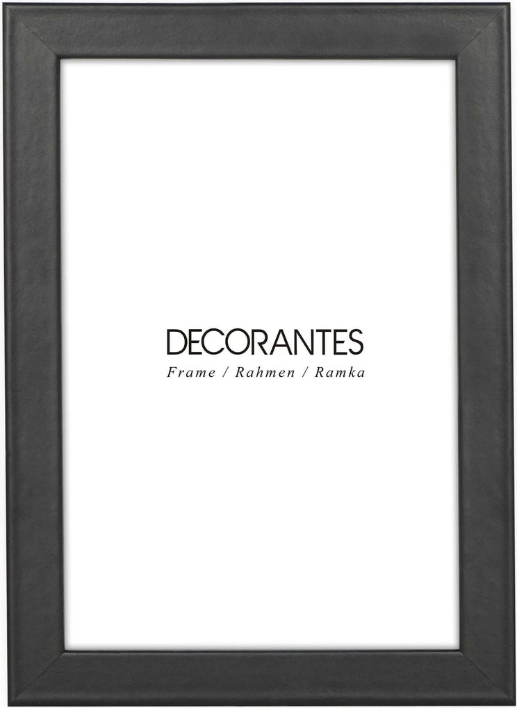 Fekete képkeret poszter 10x15 cm elegancia a belső térben