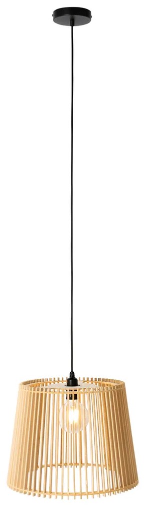 Rusztikus kültéri lógólámpa fa IP44 - Jayla