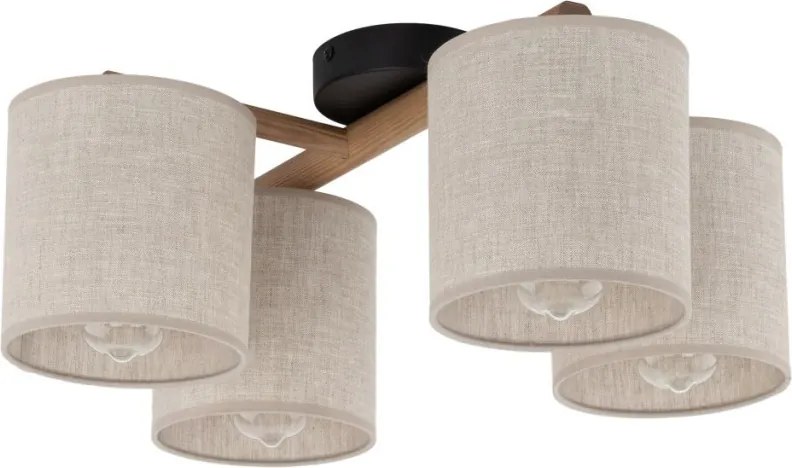 TK Lighting DEVA 6866 Plafonlámpa 4x15W/E27 IP20