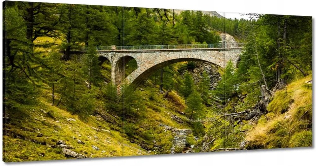 Festmények 180x90 Híd Tájkép