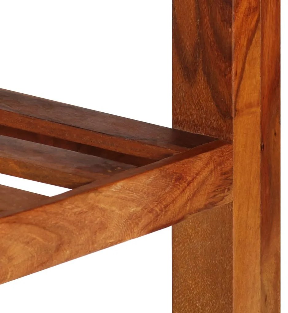 3 fiókos tömör fa tálalóasztal 110 x 30 x 80 cm