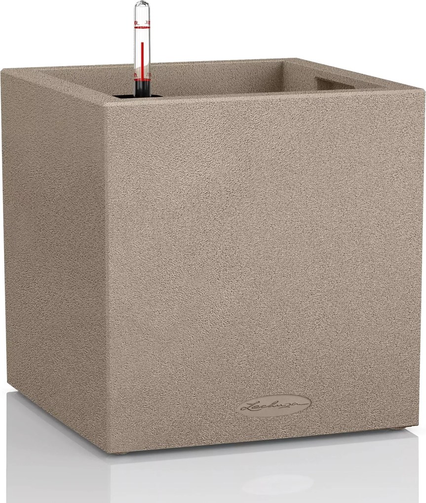 Virágtartó Lechuza Canto Stone 30 Low önöntöző Homok Bézs