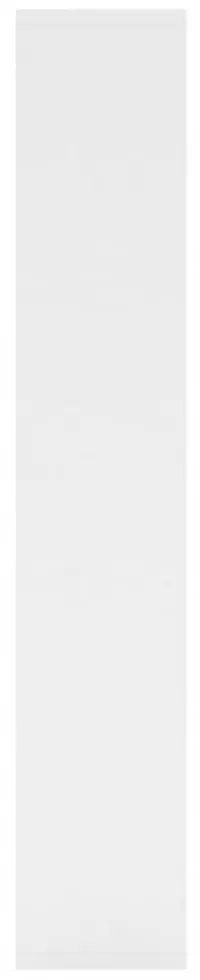 fehér szerelt fa fali polc 36 x 16 x 90 cm