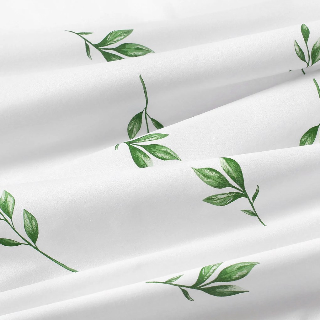 Goldea pamut párnahuzat - oliva levelek 50 x 70 cm