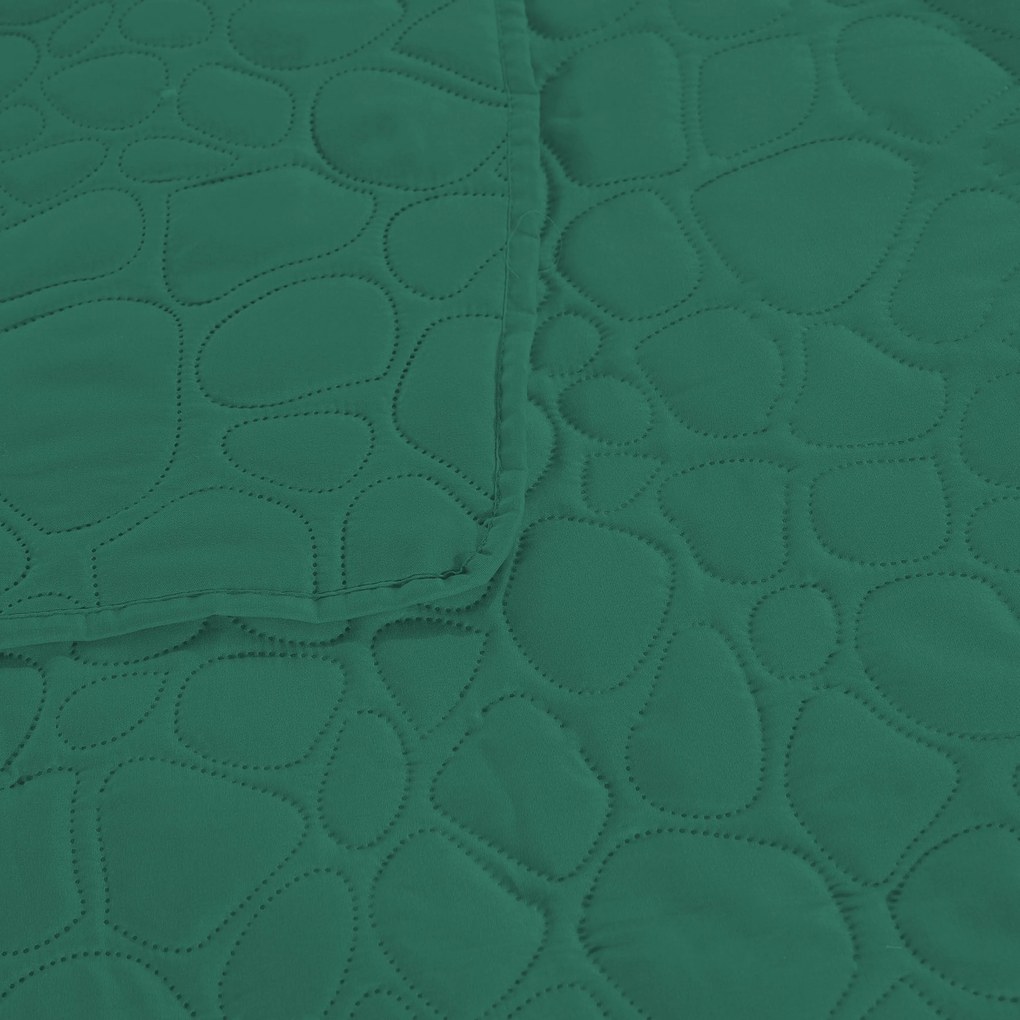 Zöld ágytakaró STONE mintával Méret: 170 x 210 cm