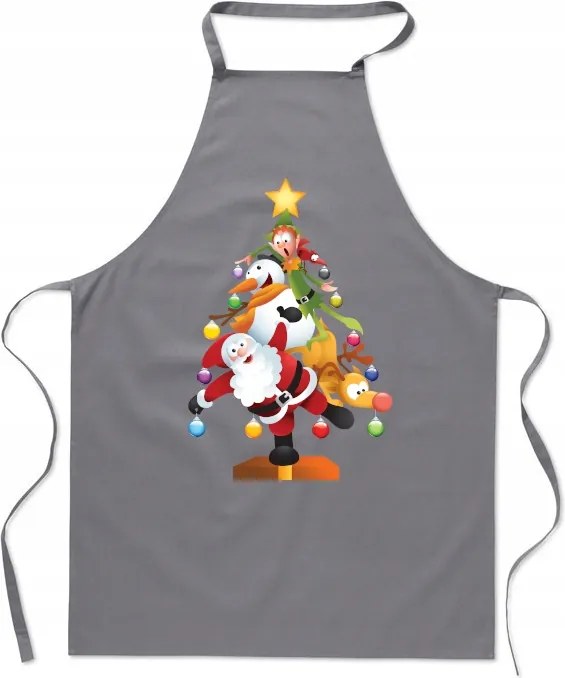 Konyhai kötény Karácsonyi ajándék Mikulás Rénszarvas
