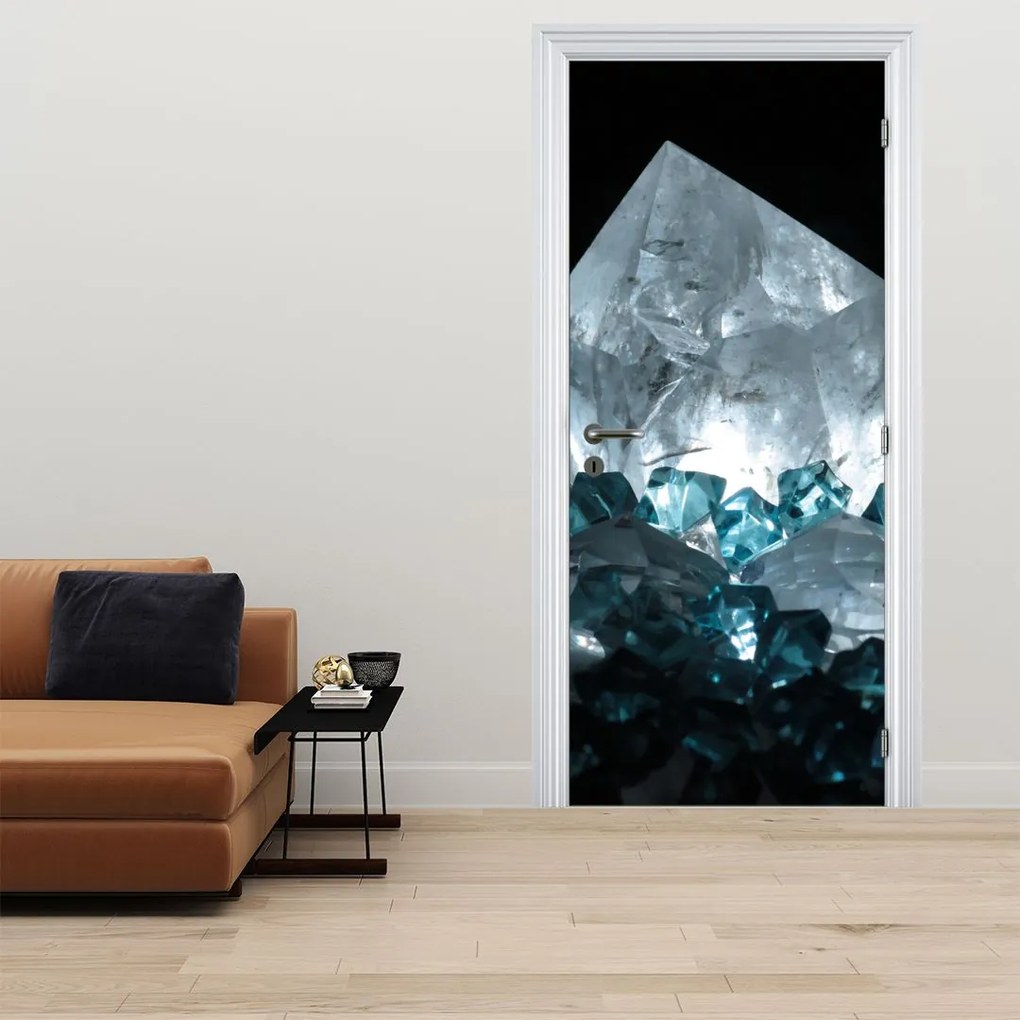 Fotótapéta ajtóra - Kristály (95x205cm)