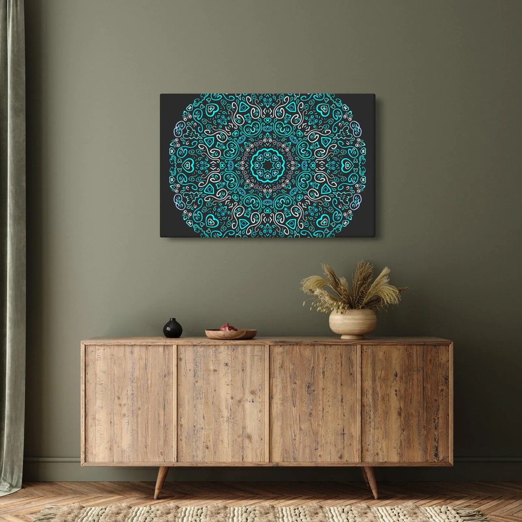 A díszítő absztrakció képe (90x60 cm)