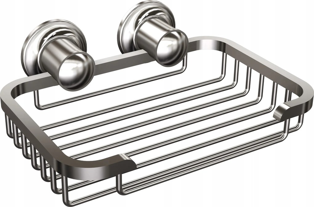 Falra szerelhető szappantartó 13,5 cm áttört króm