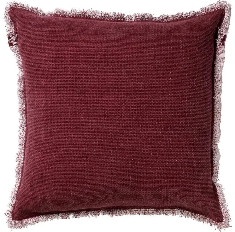 Dekoratív párnahuzat BURTO MERLOT 45x45 cm, bordó