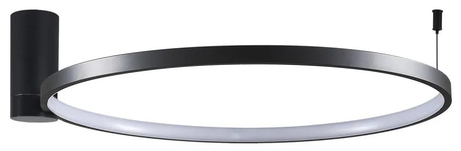 LED Mennyezeti lámpa NOEMI LED/20W/230V 4000K átm. 50 cm fekete