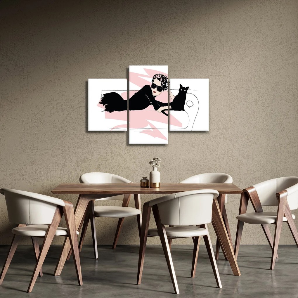 Kép - Fashion lady (90x60 cm)