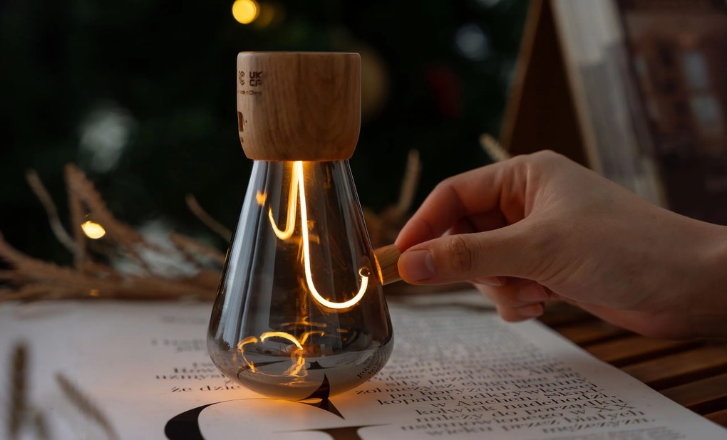 Gingko Opal Drift lámpa, több változatban - Ginkgo variáns: hamu