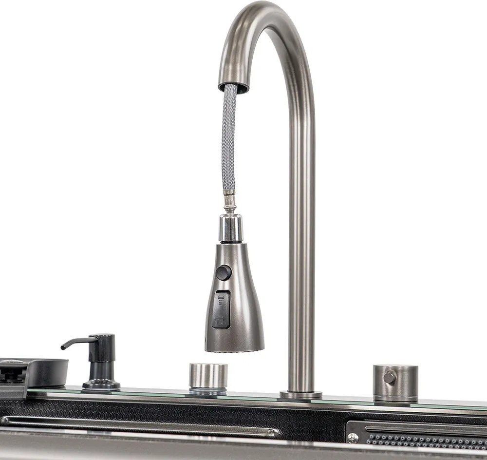 Calandria multifunkciós rozsdamentes mosogató