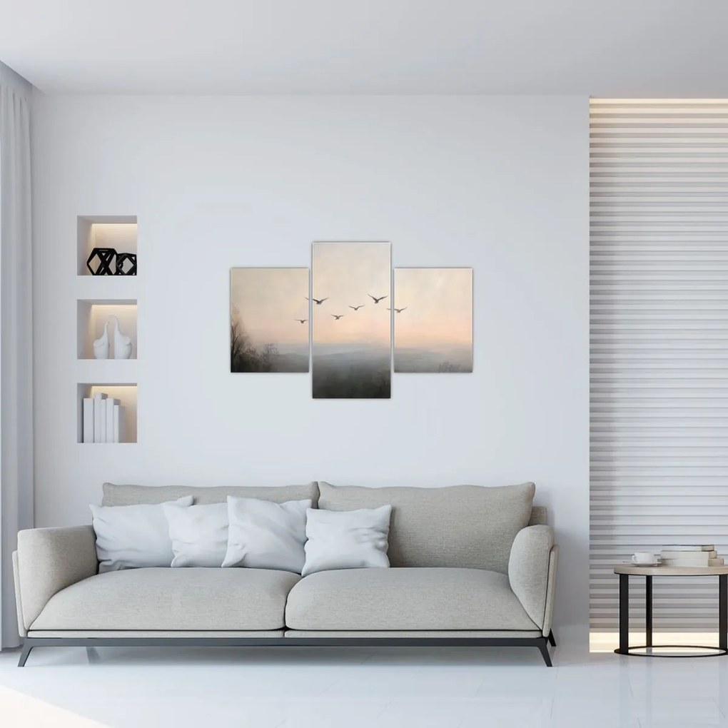 Kép - Madárcsapat (90x60 cm)