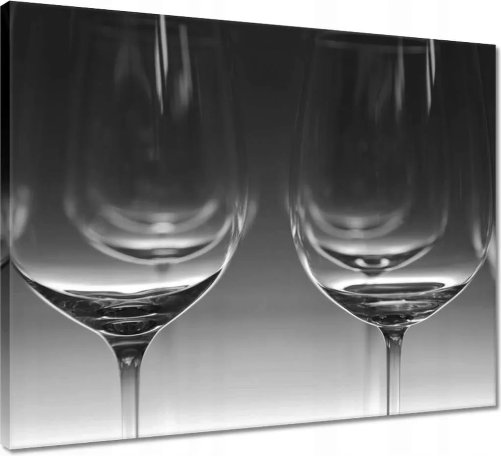 Vászonkép 50x40 Borospohár