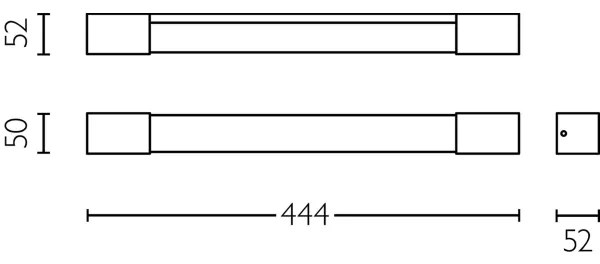 Philips - Fürdőszobai tükörmegvilágító ROVER LED/5W/230V IP44 fekete