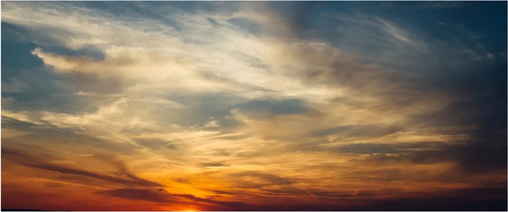 Naplemente képe (120x50 cm)