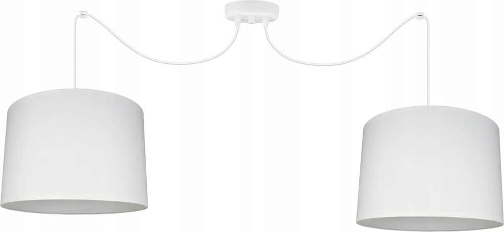 Mennyezeti függőlámpa csillár Pók Lámpabúra fehér mennyezeti lámpa nappaliba