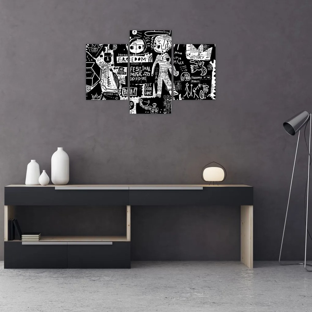 Kép - Graffiti (90x60 cm)