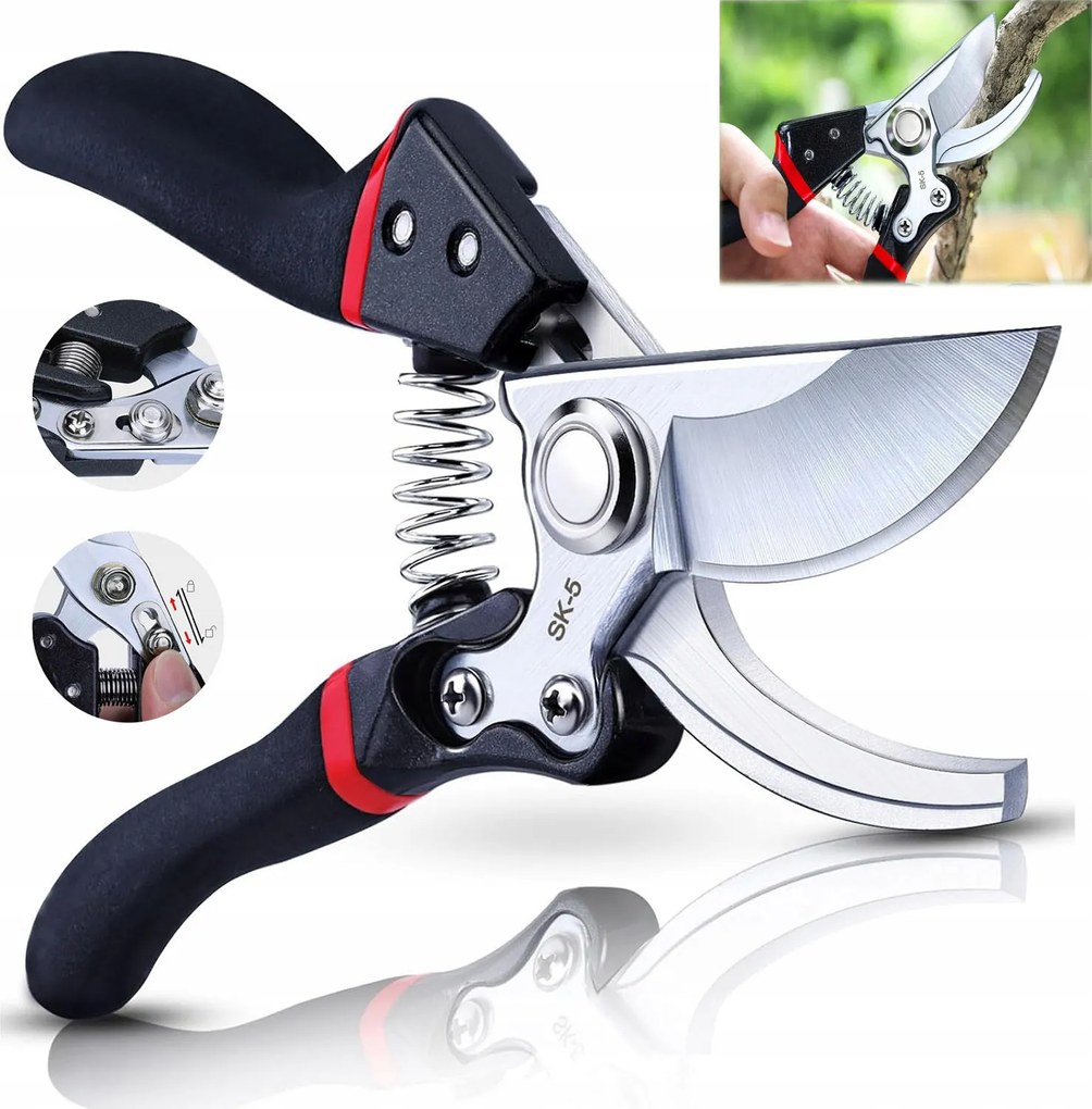 Gerlach SK5 Kerti Metszőolló Otthoni használatra Cserjeágakhoz