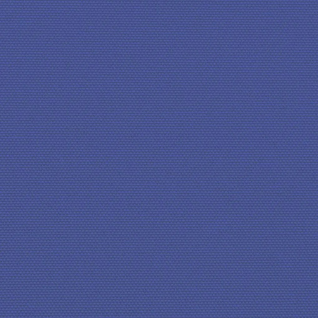 Kék behúzható oldalsó napellenző 120 x 1200 cm