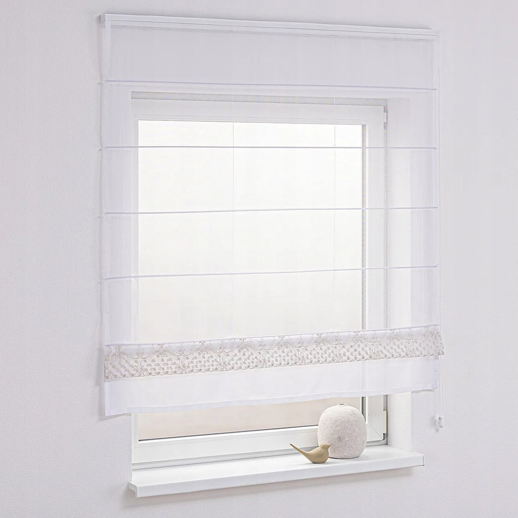 Kész Voál Függönyroló Modena 180x180cm fehér