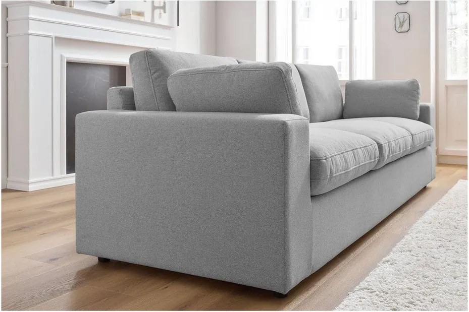 Világosszürke kanapé 250 cm Belair – Bobochic Paris