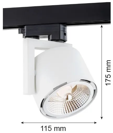 Argon 4750 - ALTO 1xGU10-AR111/12W/230V fehér spotlámpa