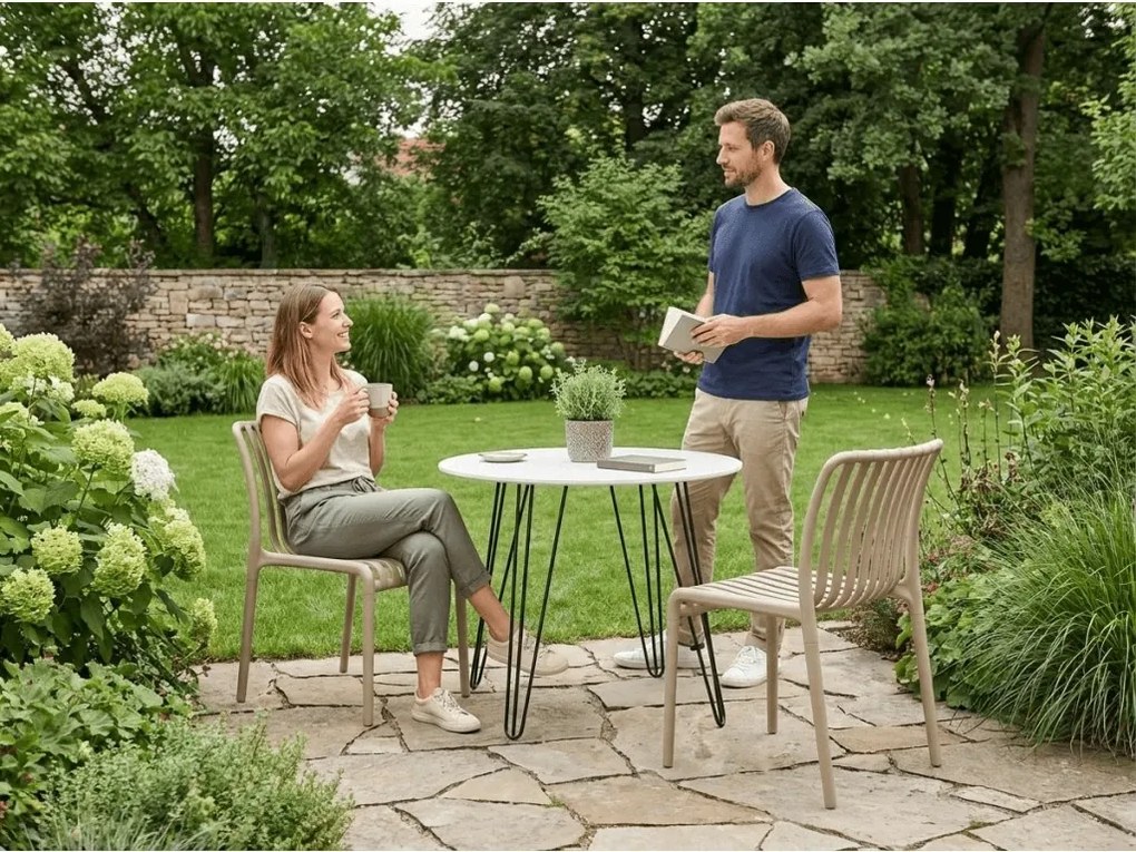 Műanyag szék TREGO, bézs