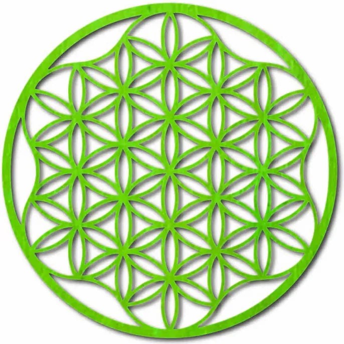 Mandala festmény a falon rétegelt lemezből, maximum 120 cm-ig