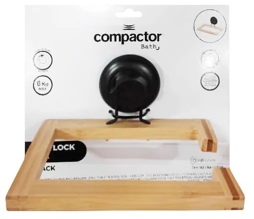 Bestlock SPA öntapadós bambusz WC-papír tartó - Compactor